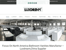 Tablet Screenshot of luxdream.net